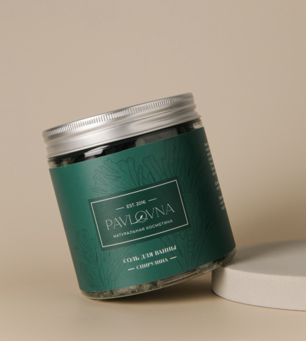 Соль для ванны "Спирулина"