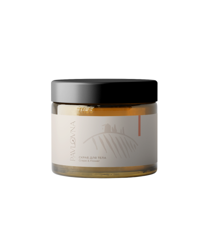 Скраб для тела "Виноград и Василек"