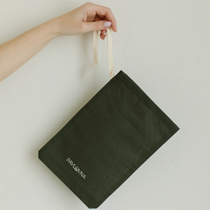 Хлопковый мешок хаки L