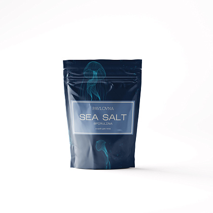 Скраб для тела "SEA SALT and SPIRULINA" PAVLOVNAxSMELO